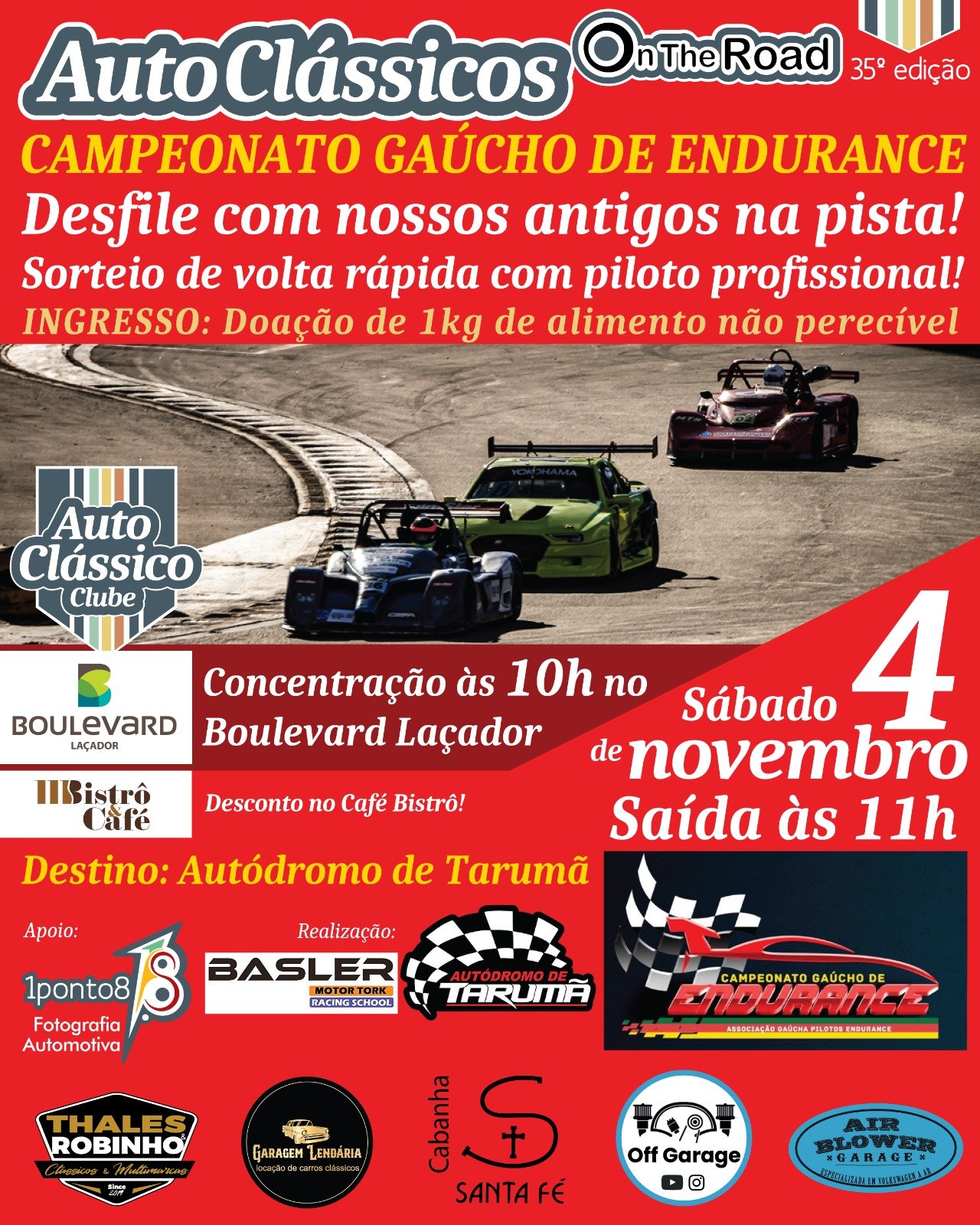 Vai ter show de clássicos em Tarumã