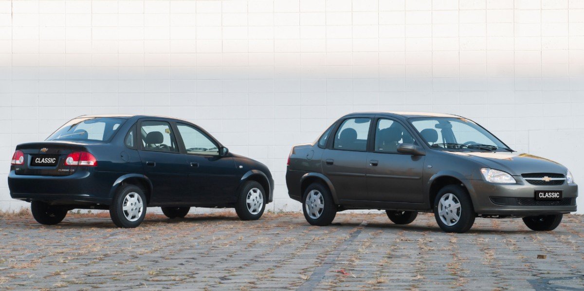 Chevrolet Classic foi o último “Corsa” produzido no Brasil